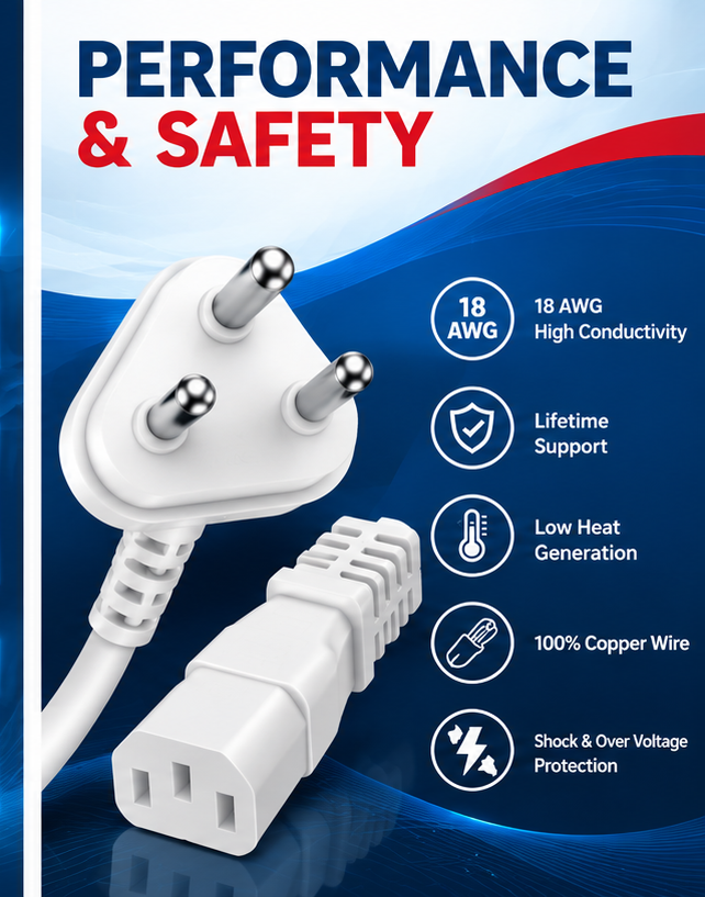 Computer Power Cable Cord - Image 2